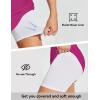imagebaleaf Womens 2025 17quot Swim Skirt Bottoms High Waisted Modest Bathing Suit Skirt Tummy Control Swim BottomsRose Red 17 a