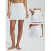 imagebaleaf Womens 2025 17quot Swim Skirt Bottoms High Waisted Modest Bathing Suit Skirt Tummy Control Swim BottomsStar White 14