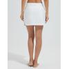 imagebaleaf Womens 2025 17quot Swim Skirt Bottoms High Waisted Modest Bathing Suit Skirt Tummy Control Swim BottomsStar White 14