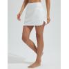 imagebaleaf Womens 2025 17quot Swim Skirt Bottoms High Waisted Modest Bathing Suit Skirt Tummy Control Swim BottomsStar White 14