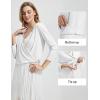 imagebaleaf Womens 2025 UPF 50 Cropped Cover Up Cardigan Tie Front Lightweight Summer Sun Wrap SPF Shirts Beach OutdoorWhite34 Sleeve