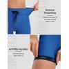 imagebaleaf Womens 4D Padded Bike Shorts High Waisted Cycling Underwear Zipper Pockets for Bicycle Biking CycleRoyal Blue