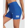 imagebaleaf Womens 4D Padded Bike Shorts High Waisted Cycling Underwear Zipper Pockets for Bicycle Biking CycleRoyal Blue