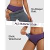 imagebaleaf Womens 4D Padded Bike Underwear Cycling Shorts Biking Bicycle MTB Briefs Gear Clothes Biker PaddingDark Purple