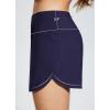 imagebaleaf Womens 4quot High Waisted Swim Shorts Quick Dry Board Shorts UPF50 Swimsuit with Liner and PocketsNavy
