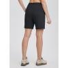 imagebaleaf Womens Athletic Shorts 7 Inch Long Hiking Shorts High Waist Pockets7 Inchblack