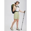 imagebaleaf Womens Athletic Shorts 7 Inch Long Hiking Shorts High Waist Pockets7 Inchkhaki Green