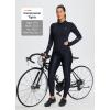 imagebaleaf Womens Bike Pants 4D Padded Cycling Tights High Waisted Bicycle Clothes Pockets Biking Apparel UPF 5002black