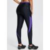 imagebaleaf Womens Bike Pants 4D Padded Cycling Tights High Waisted Bicycle Clothes Pockets Biking Apparel UPF 5003blackPurple