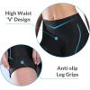 imagebaleaf Womens Bike Shorts 4D Padded Cycling Spinning Road Bike Pockets Wide Waistband UPF5001blue