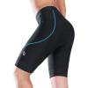 imagebaleaf Womens Bike Shorts 4D Padded Cycling Spinning Road Bike Pockets Wide Waistband UPF5001blue