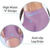imagebaleaf Womens Bike Shorts 4D Padded Cycling Spinning Road Bike Pockets Wide Waistband UPF5001cardamom Purple
