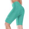 imagebaleaf Womens Bike Shorts 4D Padded Cycling Spinning Road Bike Pockets Wide Waistband UPF5001misty Green