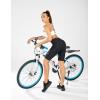 imagebaleaf Womens Bike Shorts 4D Padded Cycling Spinning Road Bike Pockets Wide Waistband UPF5001wine Red