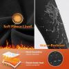 imagebaleaf Womens Fleece Lined Leggings Water Resistant Winter Pants Thermal Warm Flare High Waist Bootcut for Outdoor HikingBlack