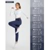 imagebaleaf Womens Fleece Lined Pants Joggers Water Resistant Zipper Pockets Winter Thermal Golf Pants Cold Weather GearBlue