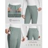 imagebaleaf Womens Fleece Lined Pants Joggers Water Resistant Zipper Pockets Winter Thermal Golf Pants Cold Weather GearGray