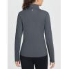 imagebaleaf Womens Fleece Pullover Jacket Water Resistant Half Zip Thermal Golf Shirts Cold Weather Running Gear WinterGrey