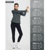 imagebaleaf Womens Fleece Pullover Jacket Water Resistant Half Zip Thermal Golf Shirts Cold Weather Running Gear WinterGrey