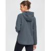 imagebaleaf Womens Fleece Thermal Jacket Hooded Polar Warm Winter Lightweight Jackets Cold Weather Running Hiking Casual OutdoorGray