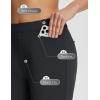 imagebaleaf Womens Golf Pant Winter Fleece Lined Pants with Belt Loops Pockets Travel Work CasualAblack