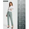 imagebaleaf Womens Golf Pant Winter Fleece Lined Pants with Belt Loops Pockets Travel Work CasualDdark Grey