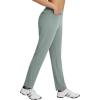 imagebaleaf Womens Golf Pant Winter Fleece Lined Pants with Belt Loops Pockets Travel Work CasualDdark Grey