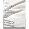 imagebaleaf Womens Golf Pant Winter Fleece Lined Pants with Belt Loops Pockets Travel Work CasualFstar White