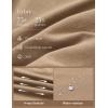 imagebaleaf Womens Golf Pant Winter Fleece Lined Pants with Belt Loops Pockets Travel Work CasualGbrown