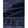 imagebaleaf Womens Golf Pant Winter Fleece Lined Pants with Belt Loops Pockets Travel Work CasualHnavy Blue