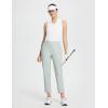 imagebaleaf Womens Golf Pants Petite Stretch Lightweight 78 Travel Pants Zip Pockets Casual Work AnkleGrey