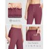 imagebaleaf Womens Golf Pants Petite Stretch Lightweight 78 Travel Pants Zip Pockets Casual Work AnkleWine Red
