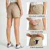 imagebaleaf Womens Golf Shorts Stretch 45quot Quick Dry Mesh Breathable Hiking Spandex Active with Pockets AthleticKhaki
