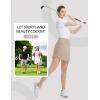 imagebaleaf Womens Golf Skirts with 5 Pockets High Waisted Skorts Tennis Athletic Running Casual Khaki M