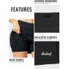 imagebaleaf Womens Golf Skorts Tennis Skirts with Pockets Athletic Running Workout Sports01black