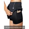 imagebaleaf Womens Golf Skorts Tennis Skirts with Pockets Athletic Running Workout Sports01black