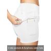 imagebaleaf Womens Golf Skorts Tennis Skirts with Pockets Athletic Running Workout Sports01white