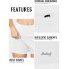 imagebaleaf Womens Golf Skorts Tennis Skirts with Pockets Athletic Running Workout Sports01white