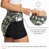 imagebaleaf Womens Golf Skorts Tennis Skirts with Pockets Athletic Running Workout Sports02printed Gray Leaf