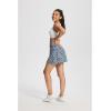 imagebaleaf Womens Golf Skorts Tennis Skirts with Pockets Athletic Running Workout Sports02printed Navy Leaf