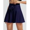 imagebaleaf Womens High Waisted 15 Swim Skirt Boxer Liner Quick Dry Bathing Suit Tankini Swimsuit Bottoms with Zipper PocketNavy Blue
