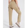 imagebaleaf Womens Hiking Pants Cargo Quick Dry Pants Water Resistant Loose Lightweight Travel Fishing Outdoor UPF50Shroom Taupe