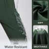 imagebaleaf Womens Hiking Water Resistant Pants UPF Roll Up Convertible Capri Pant Quick Dry Zipper Pockets Travel FishingGreen