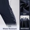 imagebaleaf Womens Hiking Water Resistant Pants UPF Roll Up Convertible Capri Pant Quick Dry Zipper Pockets Travel FishingNavy Blue