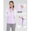 imagebaleaf Womens Lightweight Puffer Warm Vest Thermal Water Resistant Outwear Sleeveless Jacket Zip Pocket Winter OutdoorDark Lavender
