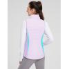 imagebaleaf Womens Lightweight Puffer Warm Vest Thermal Water Resistant Outwear Sleeveless Jacket Zip Pocket Winter OutdoorDark Lavender