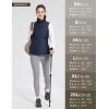 imagebaleaf Womens Lightweight Puffer Warm Vest Thermal Water Resistant Outwear Sleeveless Jacket Zip Pocket Winter OutdoorNavy Blue