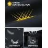 imagebaleaf Womens Long Sleeve Sun Shirts UPF 50 Lightweight Open Front Cardigan with Pockets Beach Cover Up SPF Sun WrapBlacklong Sleeve