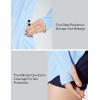 imagebaleaf Womens Long Sleeve Sun Shirts UPF 50 Lightweight Open Front Cardigan with Pockets Beach Cover Up SPF Sun WrapBluelong Sleeve