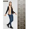 imagebaleaf Womens Puffer Vest Lightweight Winter Warm Stand Collar Quilted Vests Water Resistant Zip PocketsBrown